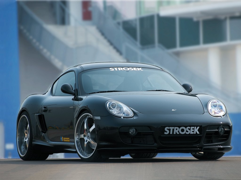 Foto: Strosek Porsche Cayman Front Angle (2007)