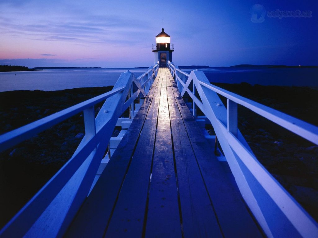 Foto: Marshall Point Light, Port Clyde, Maine