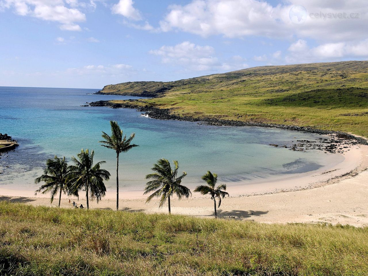 Foto: Anakena Beach, Easter Island, Chile