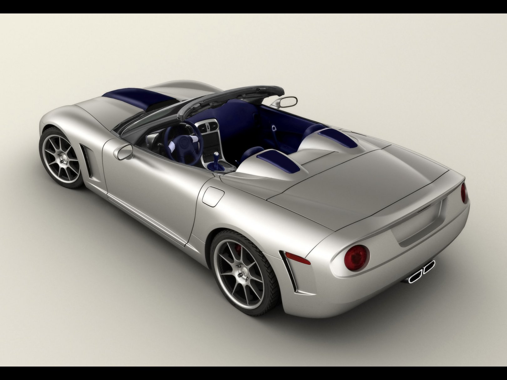 Foto: Callaway C16 Cabrio based on Chevrolet Corvette Rear And Side Top (2007)
