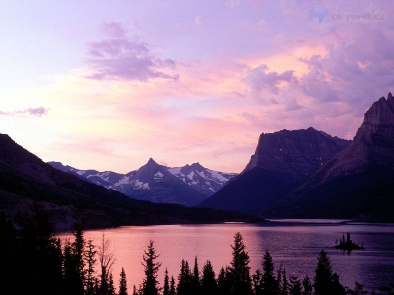 Foto: Summer Sunset, Glacier National Park, Montana