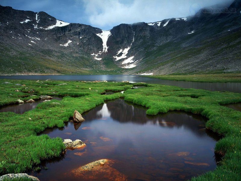 Foto: Summit Lake Below Mount Evans, Arapaho National Forest, Colorado